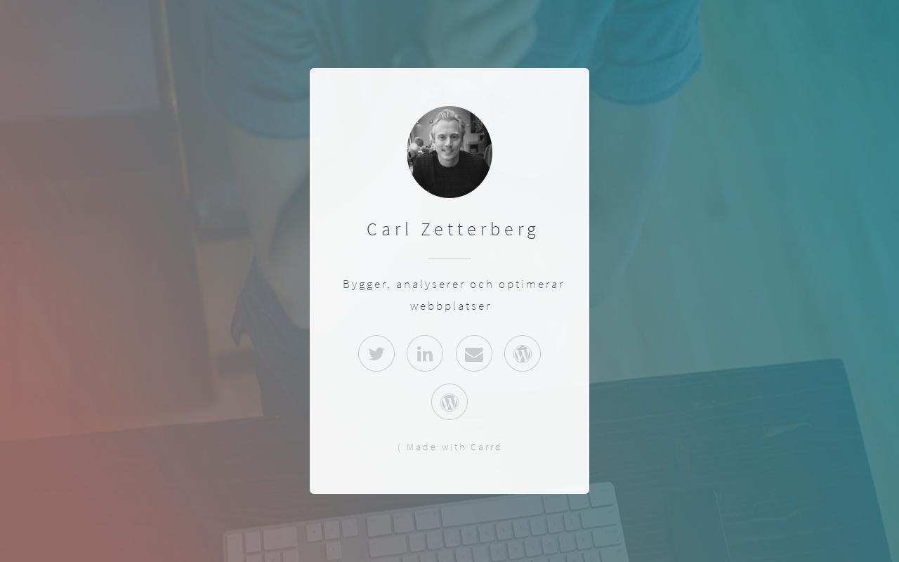 Carrd profile picture for @carl